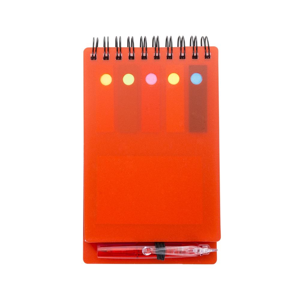 Bloco de Anotações Com Post-it e Caneta