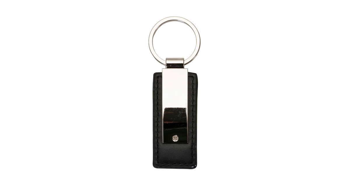 Chaveiro Metal com Couro