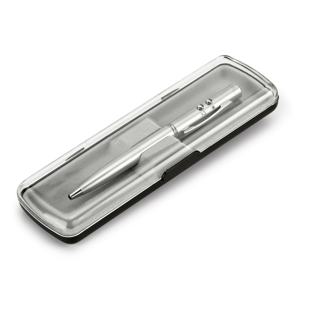 Caneta de Metal com Laser