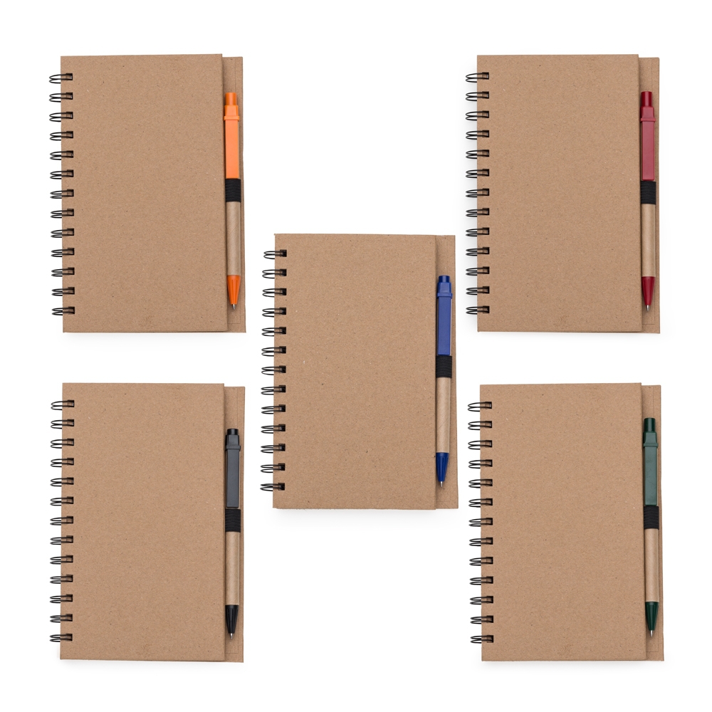 Bloco de Anotações com Caneta e Post-it 