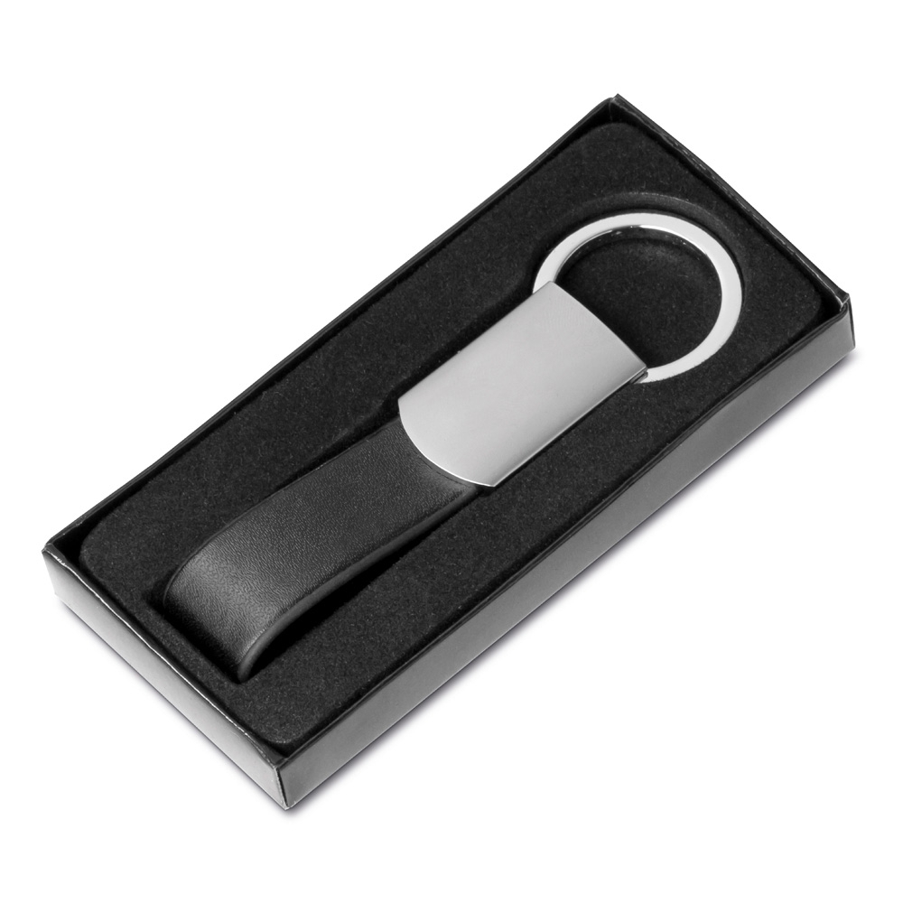 Chaveiro Metal Couro