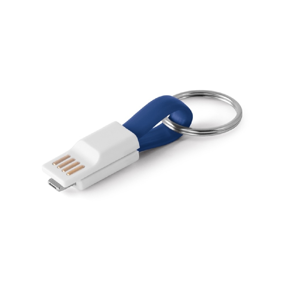 Cabo USB com conector 2em1