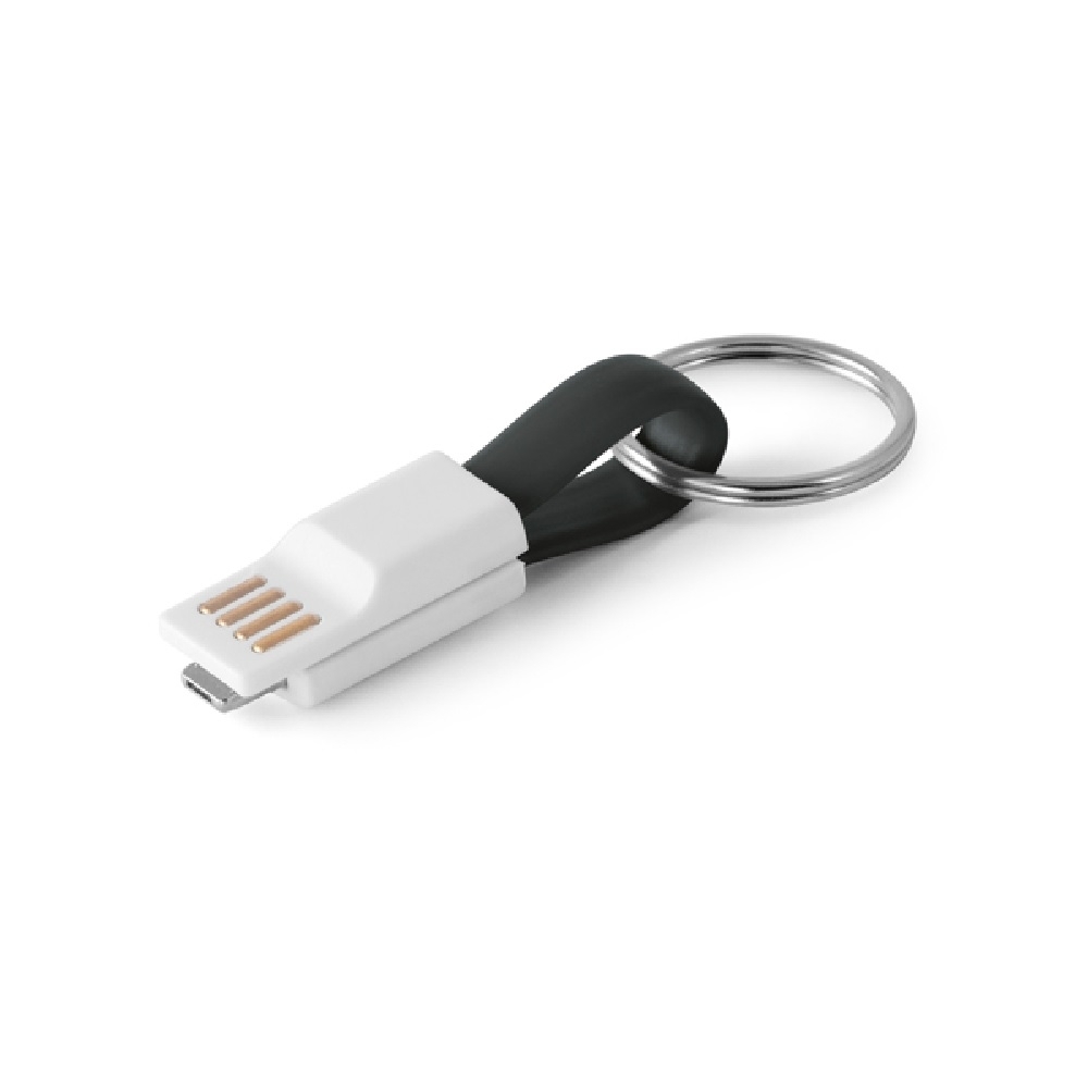 Cabo USB com conector 2em1