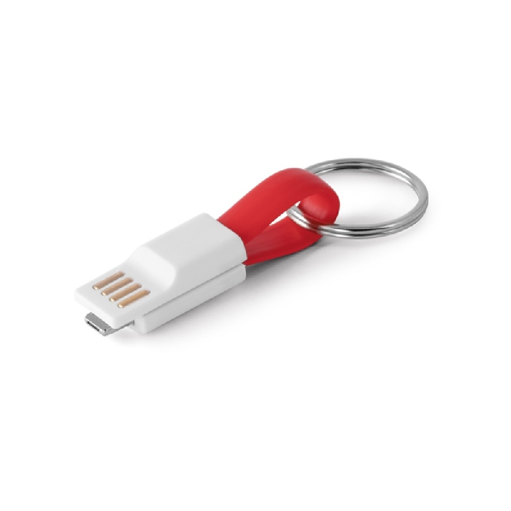 Cabo USB com conector 2em1