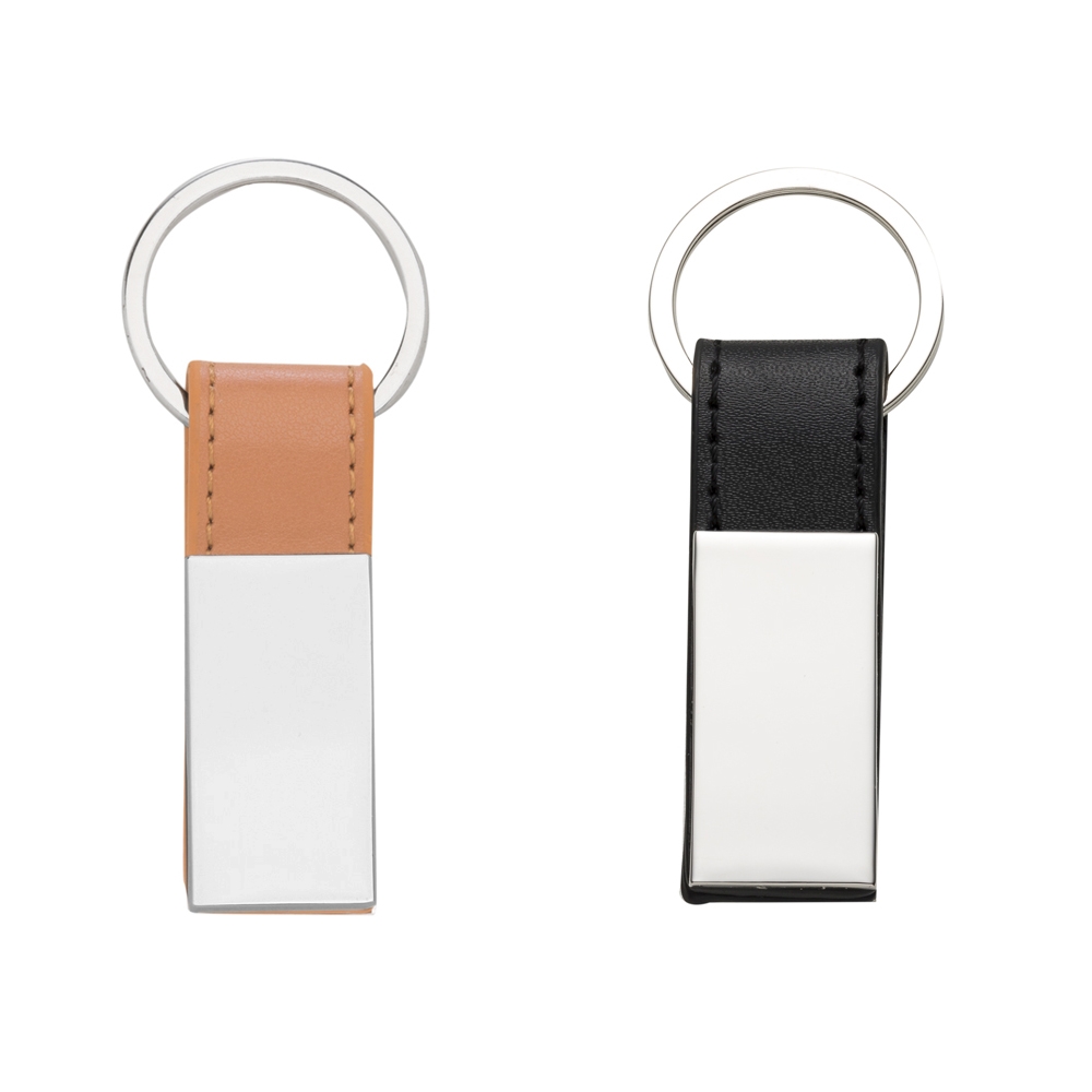 Chaveiro Metal com Couro