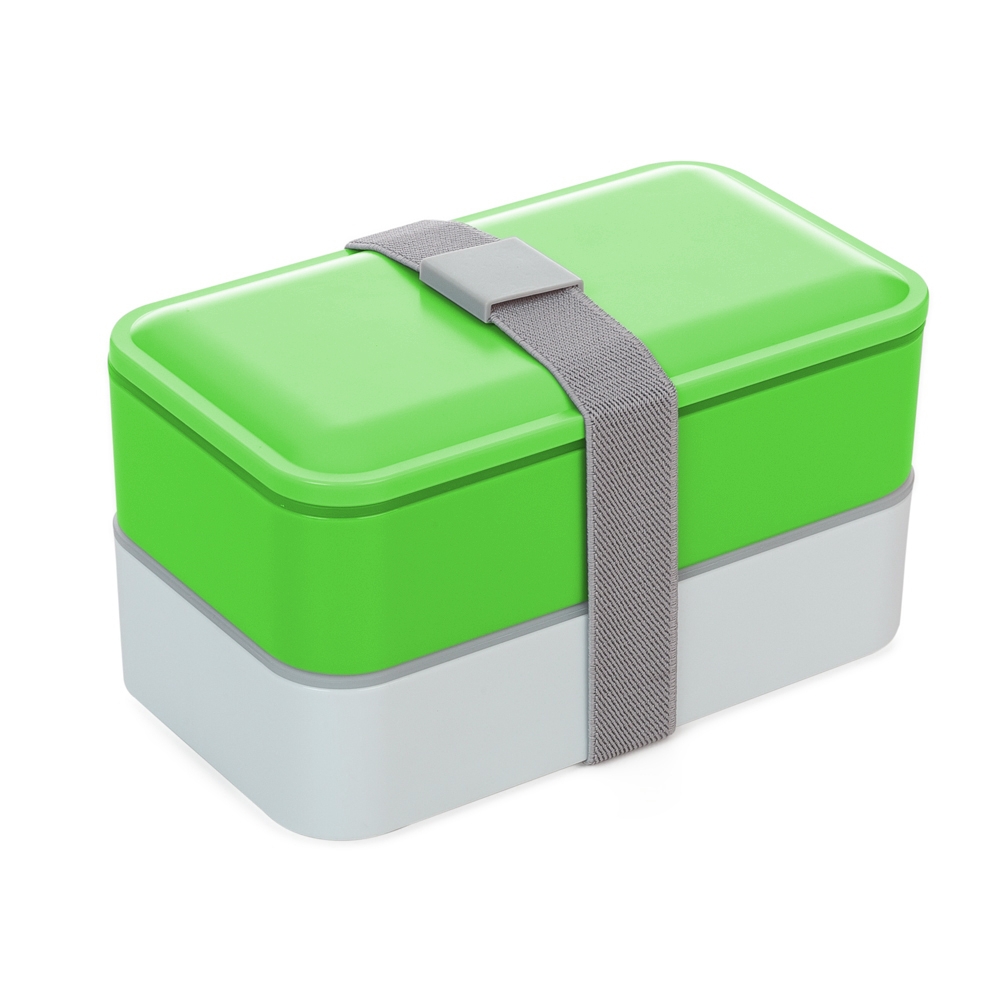 Marmita Plástica de 2 Compartilhamentos e Talheres