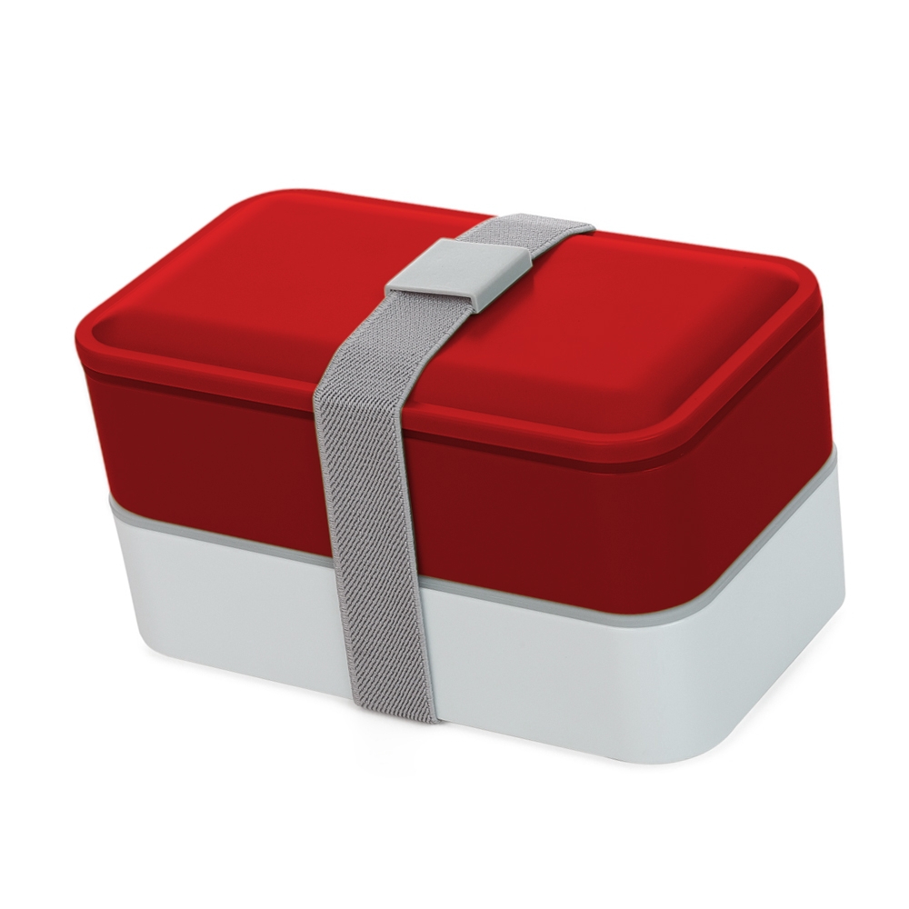 Marmita Plástica de 2 Compartilhamentos e Talheres