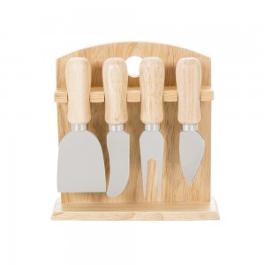 Kit Queijo 4 Peças com Suporte -4236