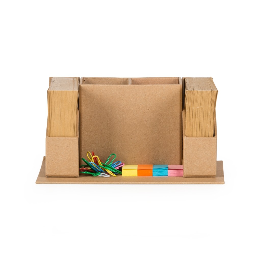 Bloco de Anotações com Porta Caneta e Post-it-13751