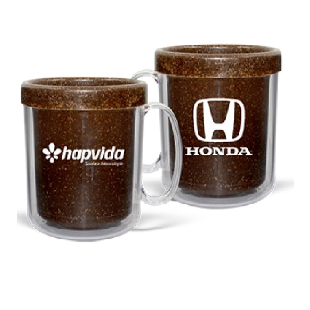 CANECA TÉRMICA ECOLÓGICA-260G - GREEN COCO