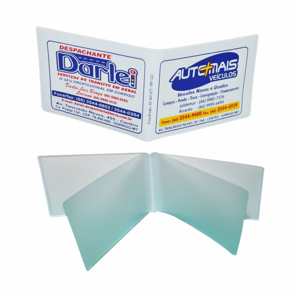 CARTEIRA DESPACHANTE PVC-DESPACHANTE