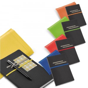 Caderno Couro Porta Caneta-93713