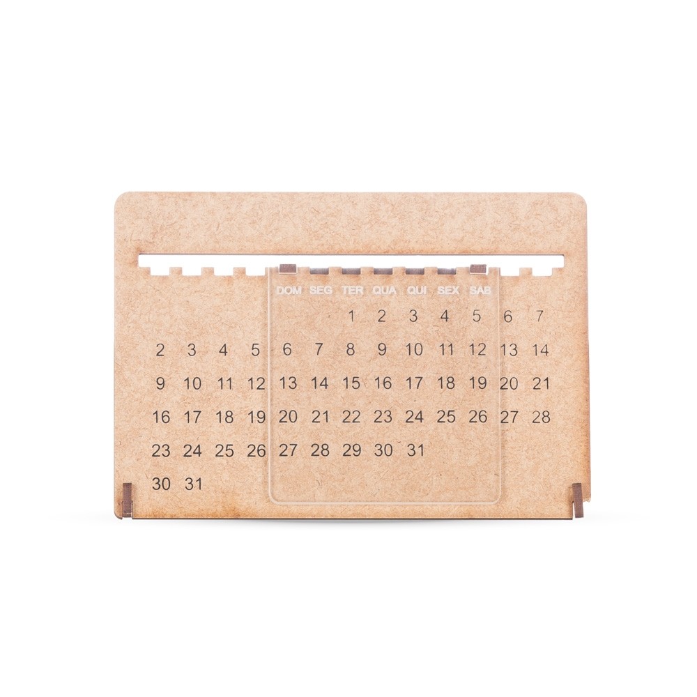 Calendário Permanente MDF com Acrílico-13856
