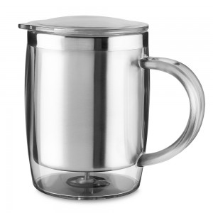 Caneca Plástica/Inox 400ml-CA0150T
