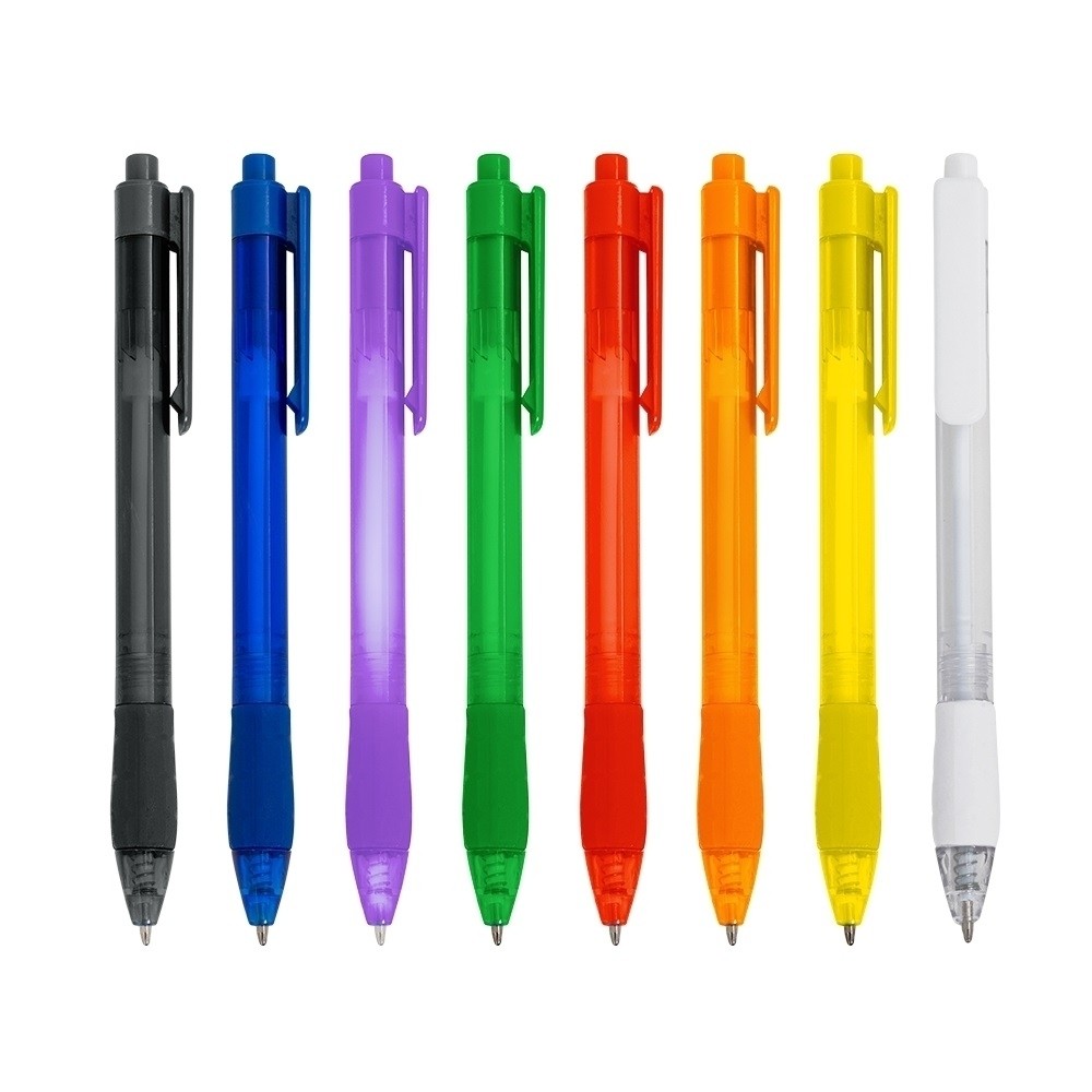 Caneta Plástica Translucida-1096T