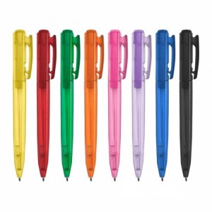 Caneta Plástica Translúcida-1091T