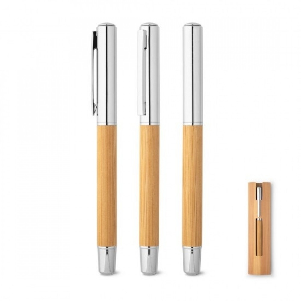 Caneta Roller em aço inox -91776