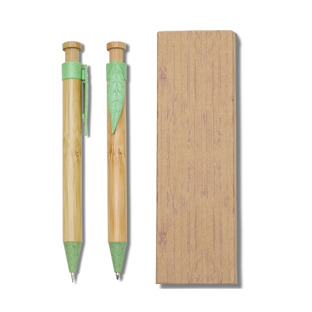 Caneta e Lapiseira Bambu-14334