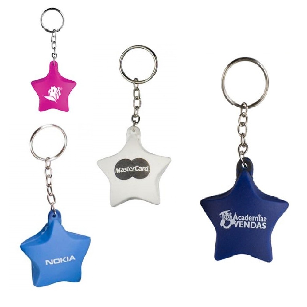 Chaveiro Antistress Estrela-CHAVEIRO ESTRELA