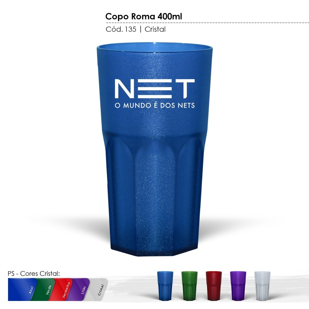 Copo Roma CRISTAL - 400ml-135 - CRISTAL