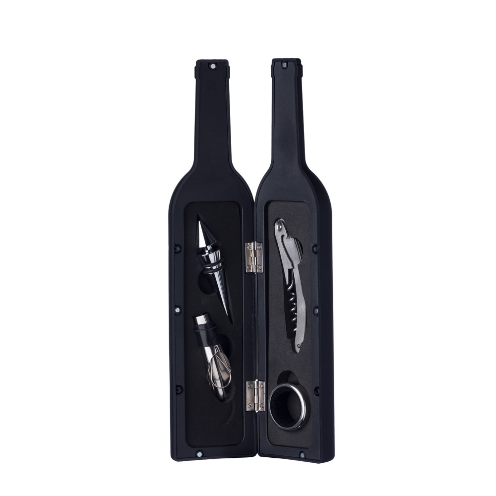 Kit Vinho Garrafa 4 peças-12384