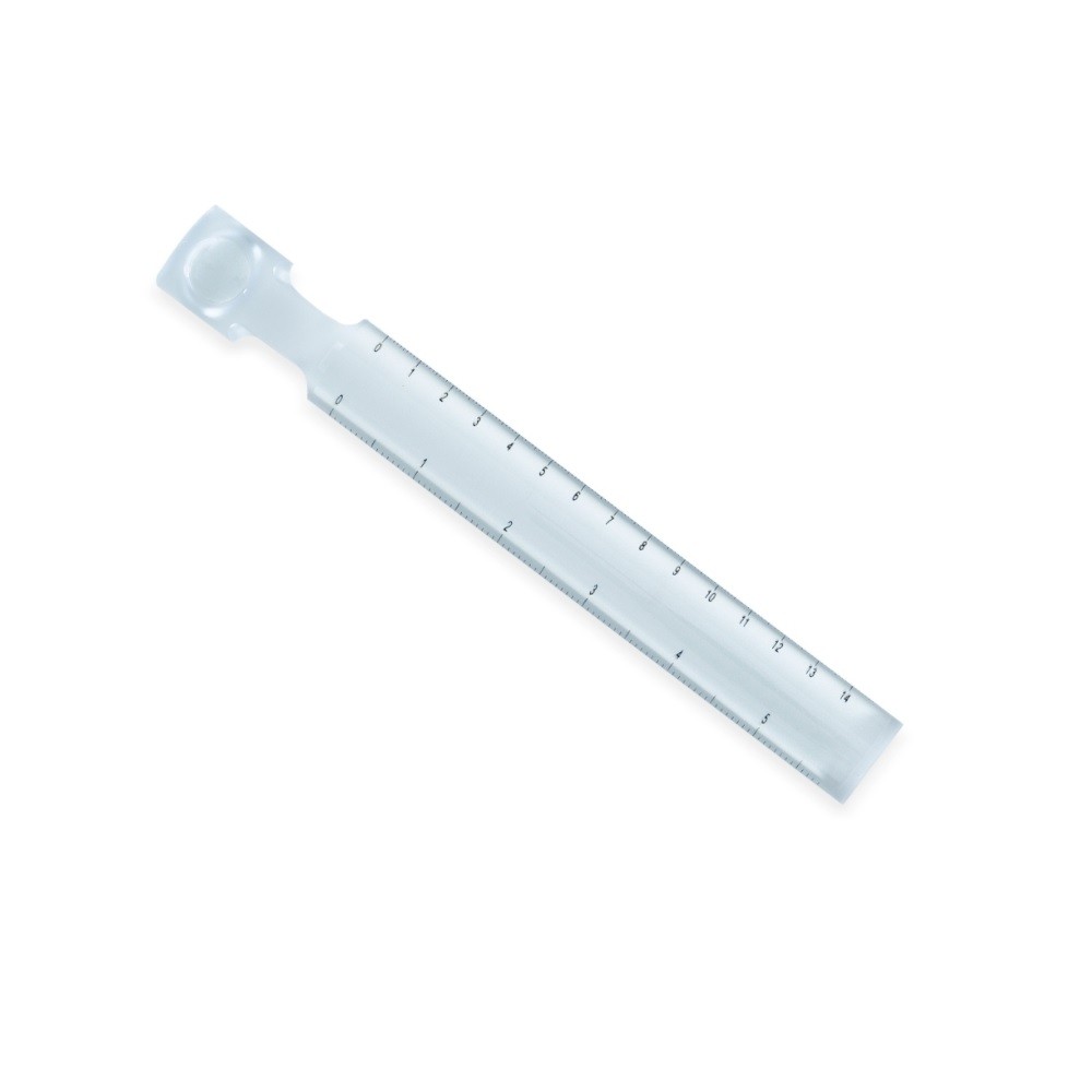 Régua 14cm com Lupa-14539