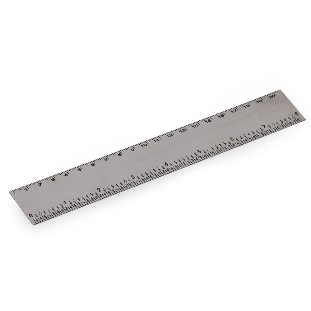 Régua 20cm Inox-13119