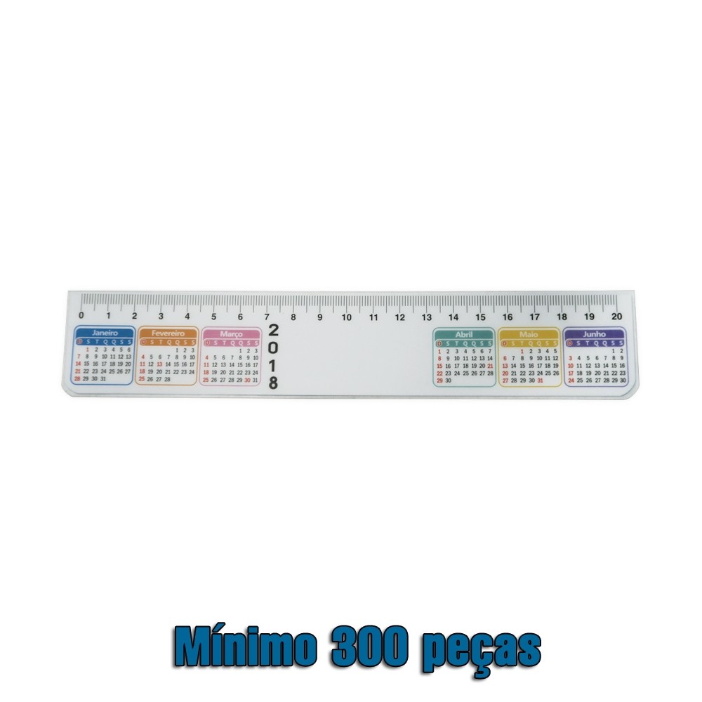 Régua Plástica 20cm-13388