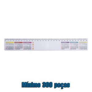 Régua Plástica 30cm-13038