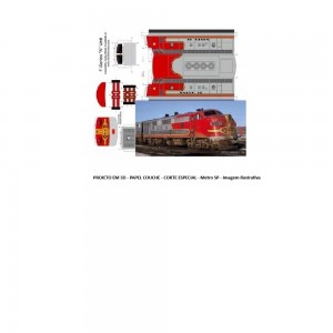 TREM 3D PAPEL COUCHE-TREM 3D PAPEL COUCHE