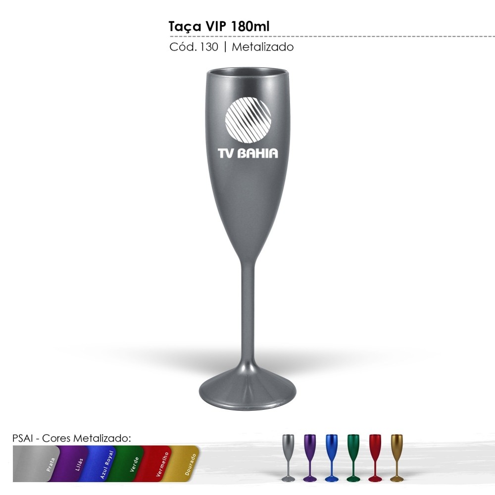 Taça Metalizada 180ml-130 - METALIZADO