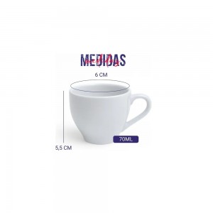 XICARA 70ML PORCELANA-XICARA 70ML